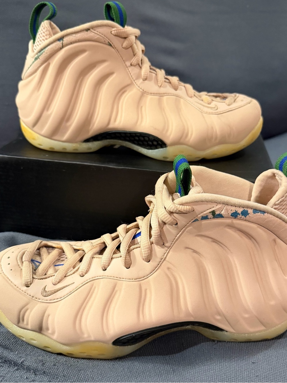 Nike Foamposite One Particle Beige Women Sneaker Shoes AA3963-200 Size 7.5